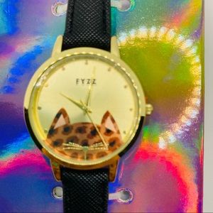 Watch Kitty cat with black band!